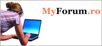 Pagina de start a forumului experiment.MyForum.ro